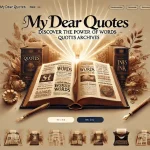 Explore the MyDearQuotes.com Quotes Archives: Discover Timeless Wisdom Today!