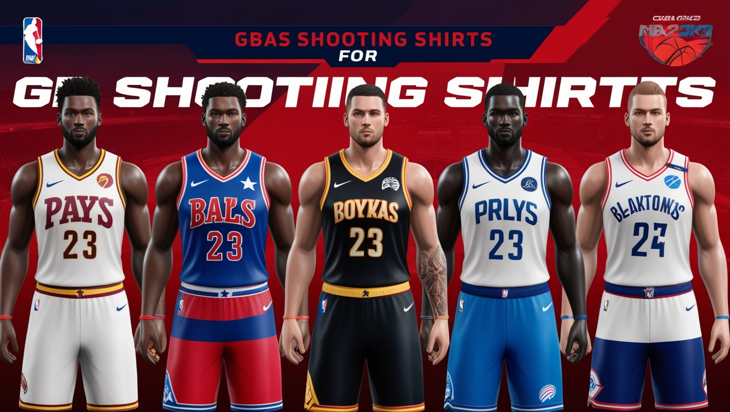 GBAS Shooting shirts NBA 2K23 mod: New Level of Customization